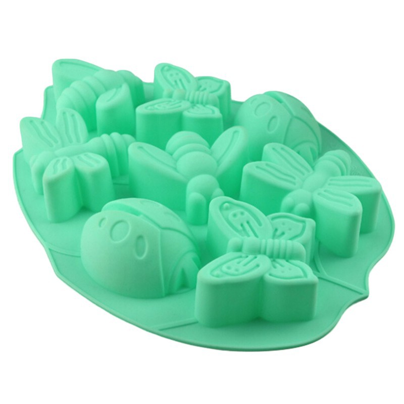 Khuôn Làm Chocolate Hình Côn Trùng 3D Sáng Tạo