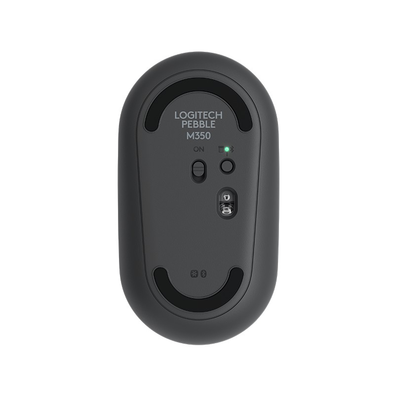 [Mã ELLOGI GIẢM 5% ĐƠN BẤT KỲ]Chuột không dây Logitech Pebble M350 - Kết nối Bluetooth hoặc đầu thu 2.4 GHz, Yên tĩnh | WebRaoVat - webraovat.net.vn