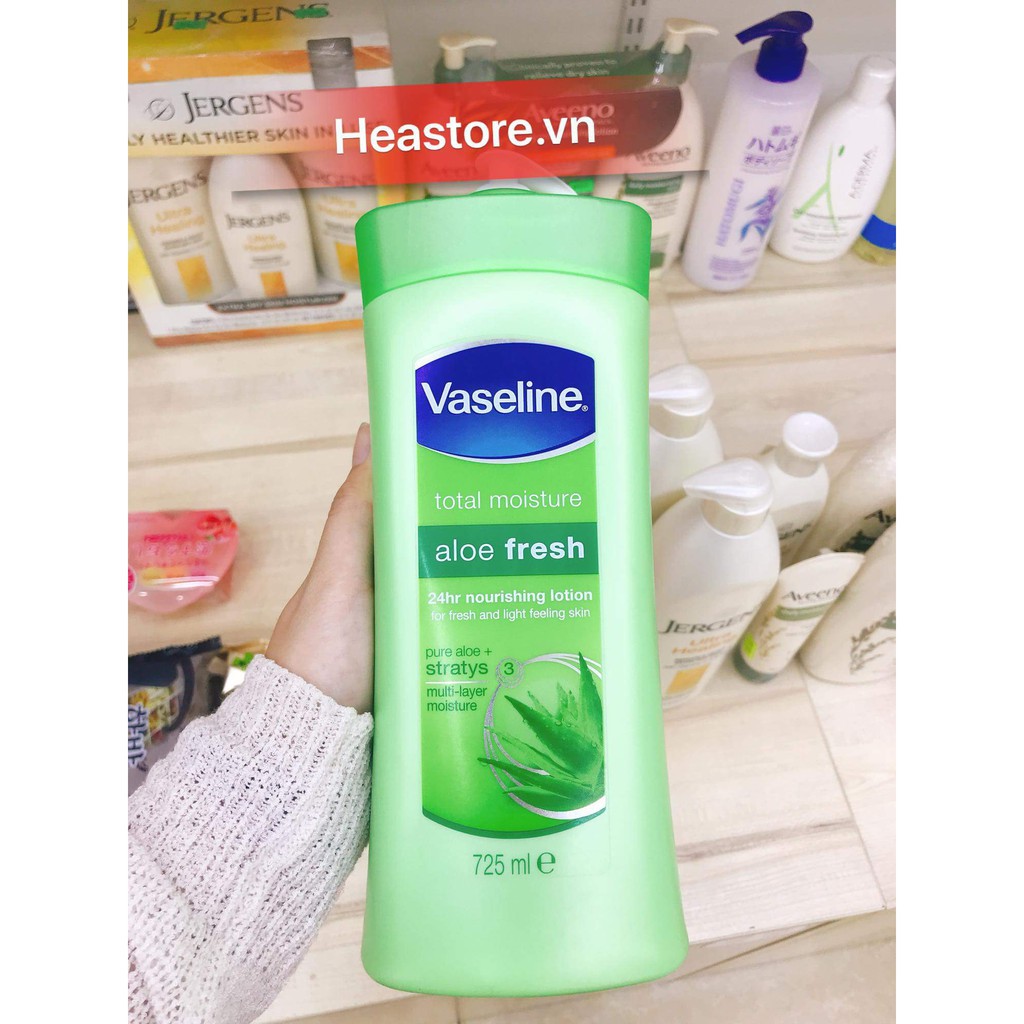 DƯỠNG THỂ VASELINE ALOE FRESH - 725ml