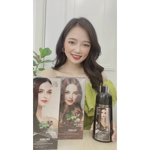 DẦU GỘI PHỦ BẠC ĐEN - NÂU CHÍNH HÃNG ĐL COLLAGEN 500ML THẢO DƯỢC AN TOÀN CHO CẢ TRẺ EM VÀ PHỤ NỮ CÓ THAI
