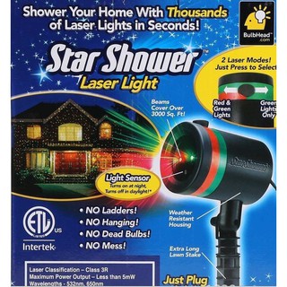 Đèn nháy trang trí laser star shower