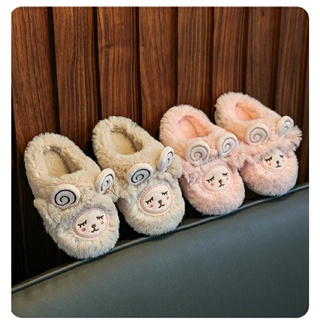Dép bông đi trong nhà, Dép bông cho bé trai bé gái hình CON CỪU dễ thương SC09