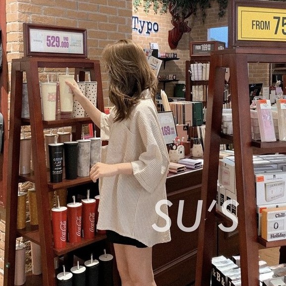 [ẢNH THẬT/VIDEO]ÁO SƠ MI MYAN KẺ BASIC NHIỀU MÀU ÁO SƠ MI HÀN QUỐC CỔ ĐỨC | BigBuy360 - bigbuy360.vn