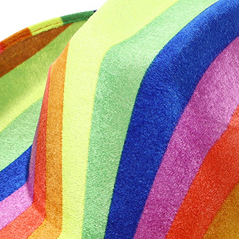 Mũ Fedora Vải Nỉ Màu Sắc Cầu Vồng Phong Cách Cao Bồi Cổ Điển Dành Cho Nam Và Nữ