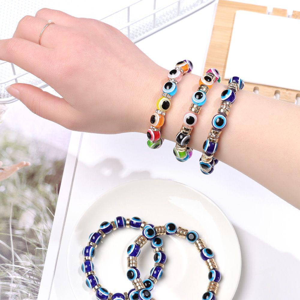 Vòng Tay Chuỗi Hạt May Mắn Phong Cách Bohemian Thời Trang
