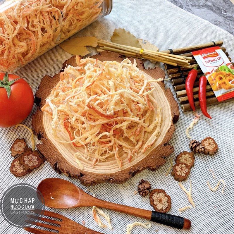 Maihuong ⚡️MỰC KHÔ XÉ SỢI HẤP NƯỚC CÔT DỪA 300gr | BigBuy360 - bigbuy360.vn