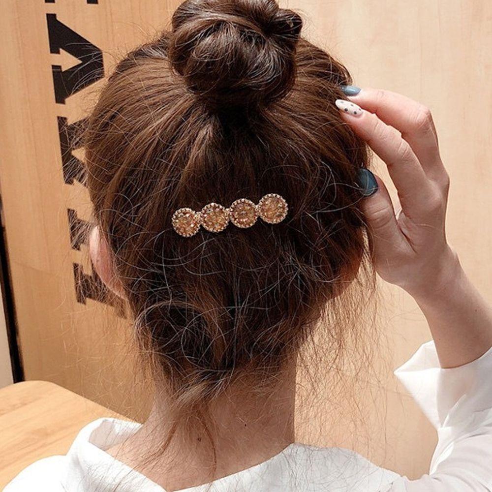 Kẹp Tóc BACK2LIFE Trang Sức Dễ Thương|Kẹp TóC HìNh TròN ThờI Trang Cho Nữ