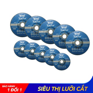 Đá mài inox - 3li kingtom xanh 100 - lẻ 10 viên - chuyên mài inox sắc bén, cực êm tay