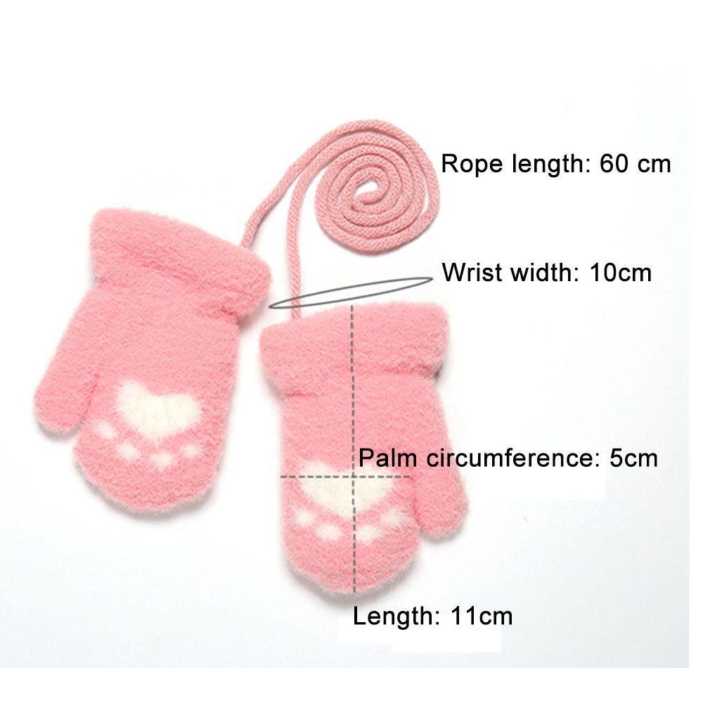 Găng Tay Lông Nhung Hình Móng Mèo Mềm Mại Cho Bé MIHAN1