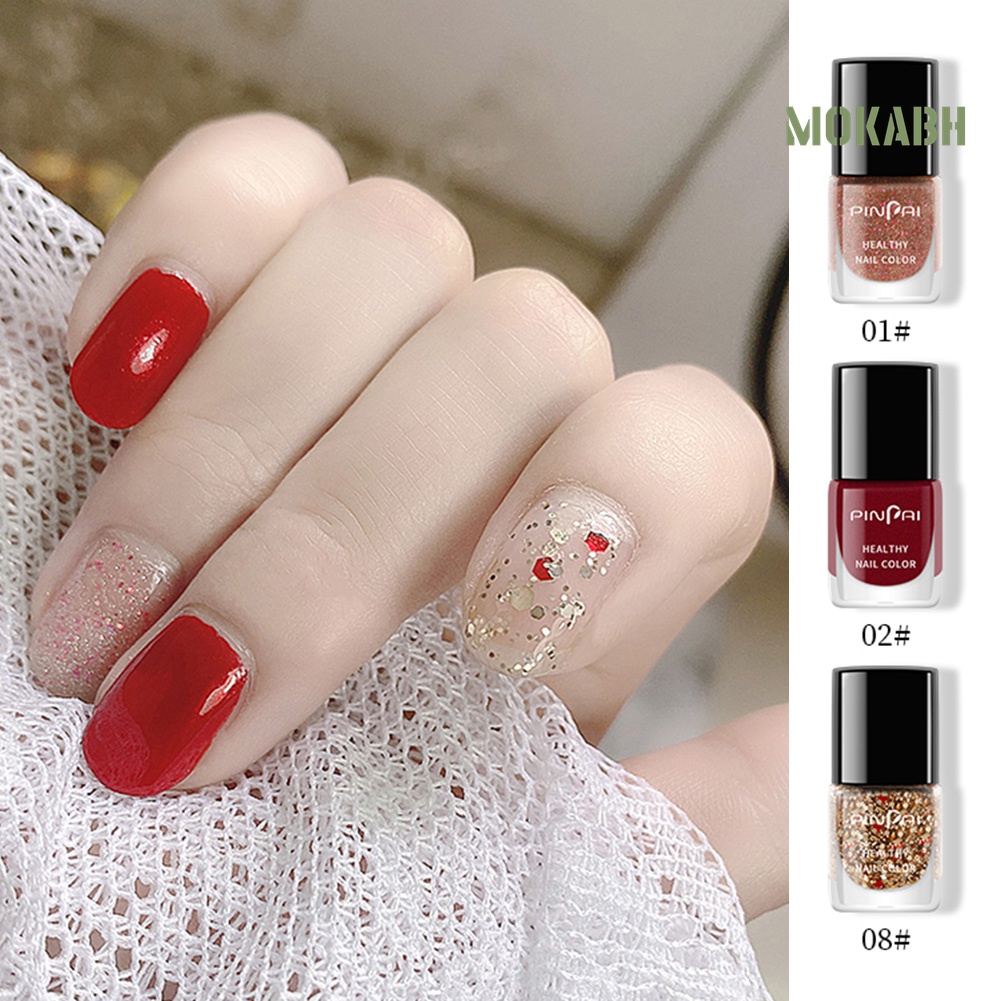 Sơn Móng Tay Gel UV Màu Lựu Khô Nhanh Bền Màu