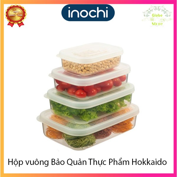 [ Giảm 20k Đơn 150k Bộ 6 size] Hộp Đựng Thực Phẩm Nhựa Chữ Nhật Hokkaido Cao Cấp INOCHI | BigBuy360 - bigbuy360.vn