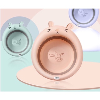 Chậu rửa mặt thỏ gập gọn cho bé