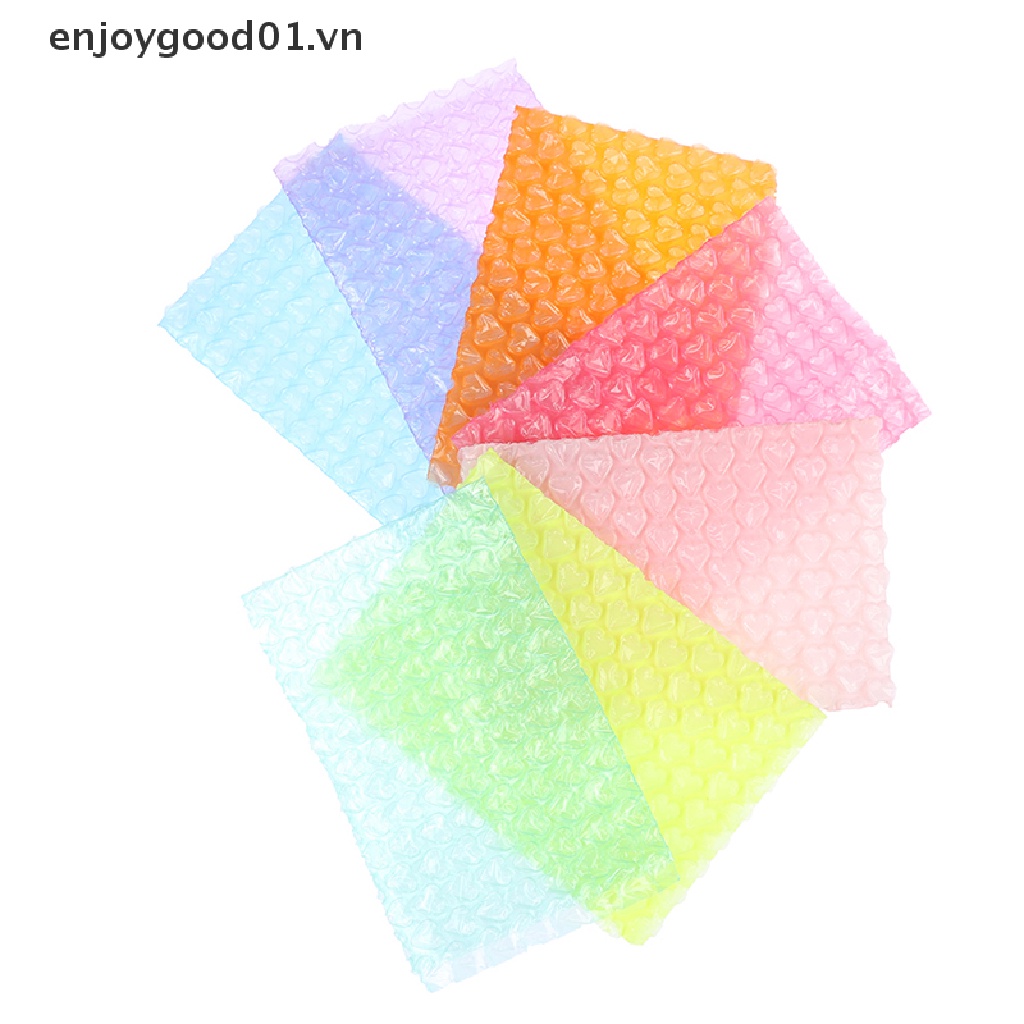 Set 10 Đệm Xốp Gói Quà Hình Trái Tim 15 * 10cm