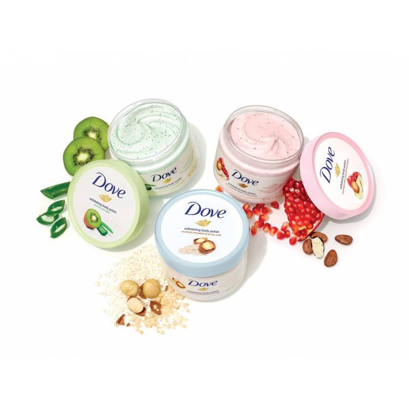 Tẩy da chết dove exfoliating body polish