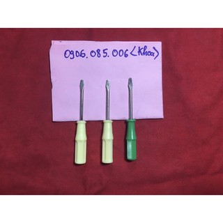 Tua vít chỉnh ốc quả đào, ổ đựng suốt,  8,1cm (Hàng nhật xịn theo máy).
