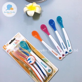 Thìa Ăn Dặm Silicon Báo Nóng Munchkin