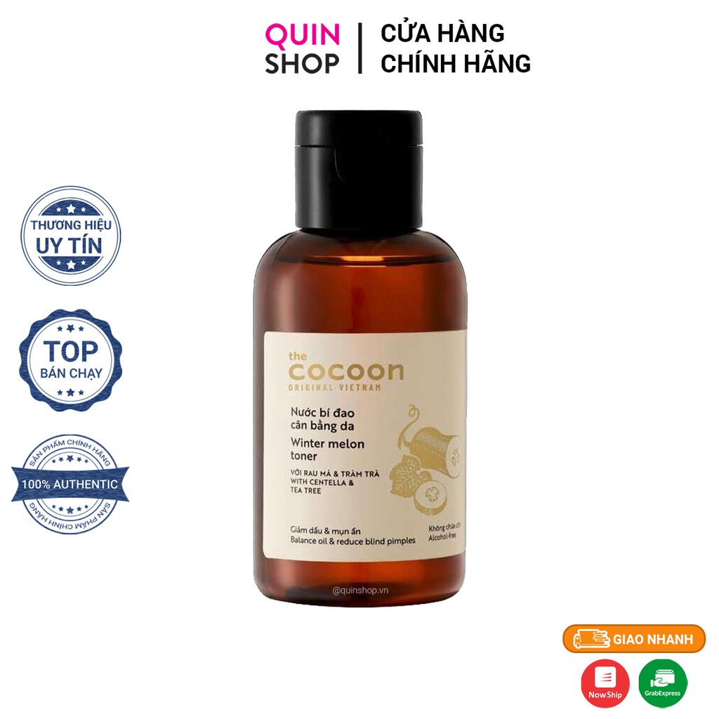 Nước Cân Bằng Da Bí Đao The Cocoon Winter Melon Toner