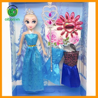 Búp Bê Elsa Tặng Váy Và Quyền Trượng (BBYX013)