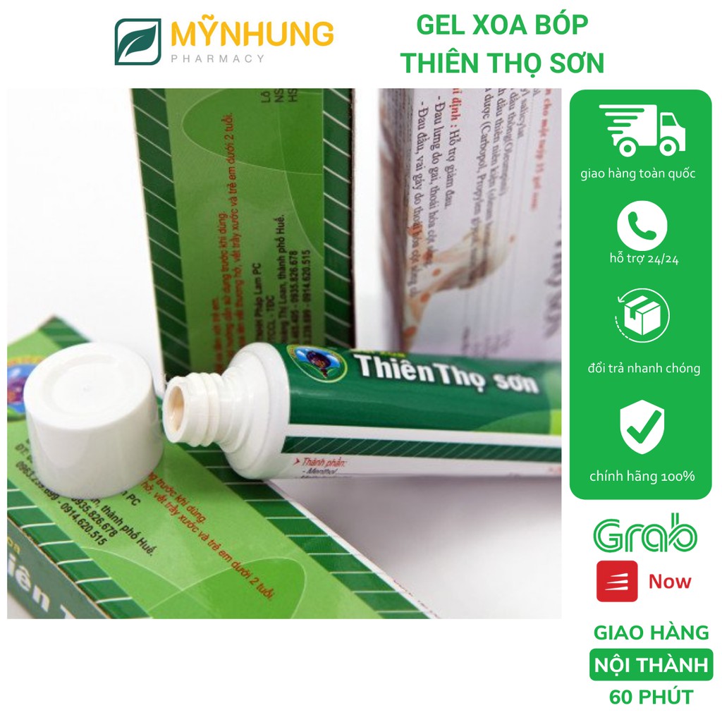 THIÊN THỌ SƠN- GEL XOA CỔ VAI GÁY, BONG GÂN, SAI KHỚP