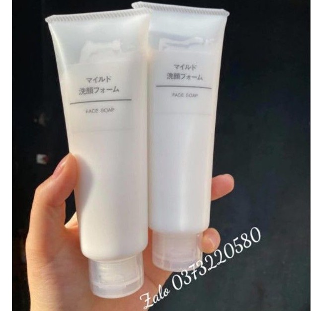 Sữa rửa mặt Muji Face Soap 120gr