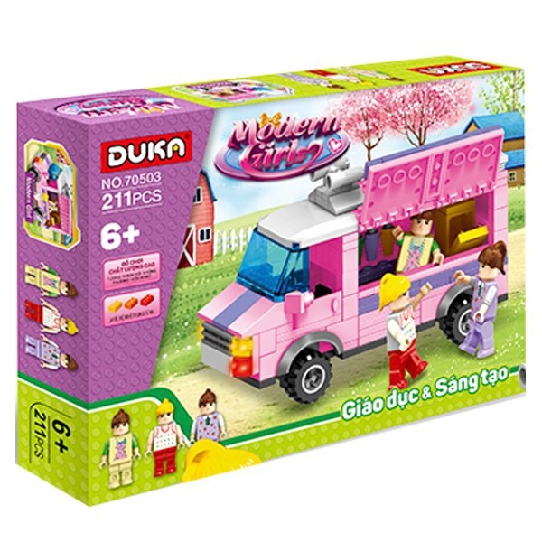 Đồ Chơi Duka: Ghép Hình - Những Cô Gái Hiện Đại 211 Chi Tiết (Z70503)