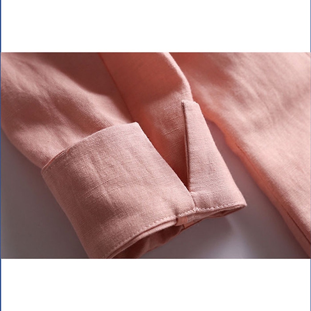 Áo Vest Blazer Linen Nữ, Dáng Lửng Ve Ngóc, Tay Lỡ Trẻ Trung