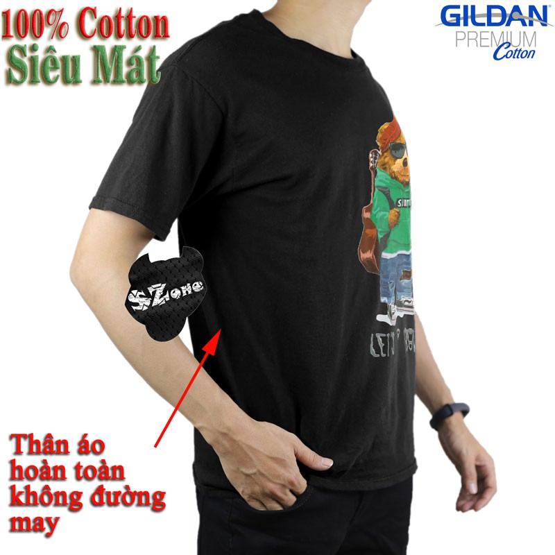 Áo Phông Cotton 100% In Hình 3D Cao Cấp SZone PM58