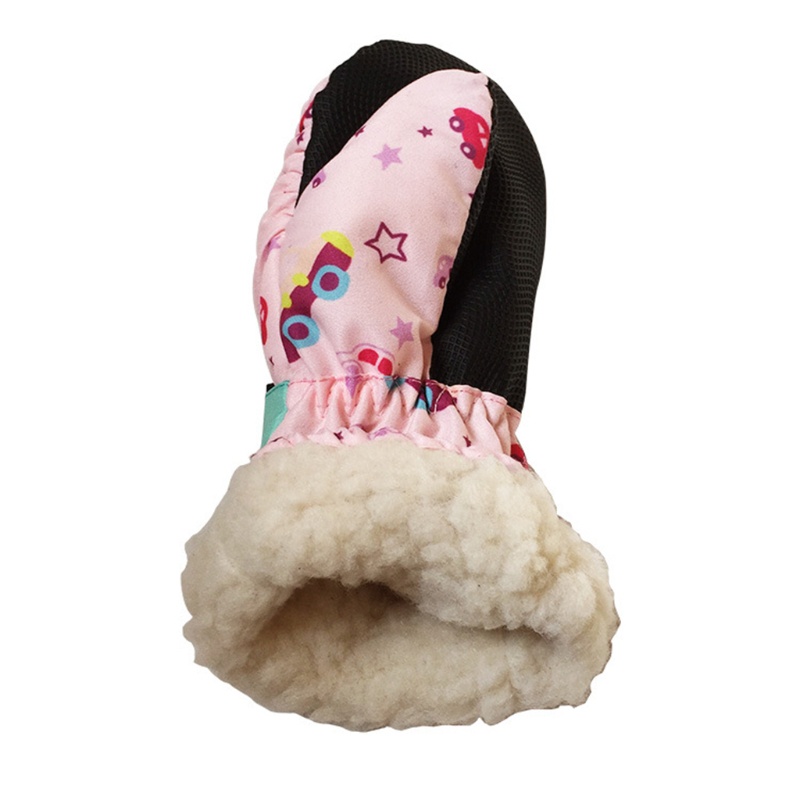 Găng Tay Dày Chống Gió Chống Nước Dành Cho Trẻ Em Chơi Trượt Tuyết