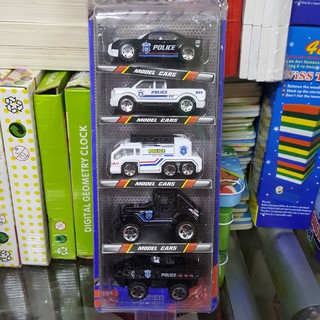 SET 5 Ô TÔ NHỰA VỎ SẮT