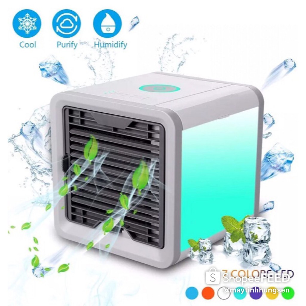 [FREESHIP] Quạt điều hòa mini Arctic Air Cooler giúp không khí trong lành mát mẻ màu trắng xám