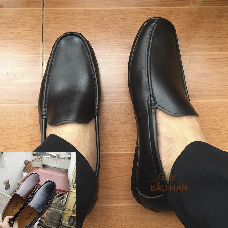 Giày Mọi Nam Da Bò Chuẩn Chỉ, Mã GL05