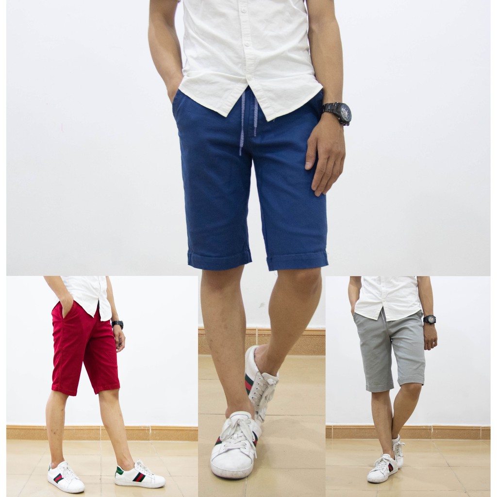 Quần short kaki nam hàng big size từ 76 ký trở lên