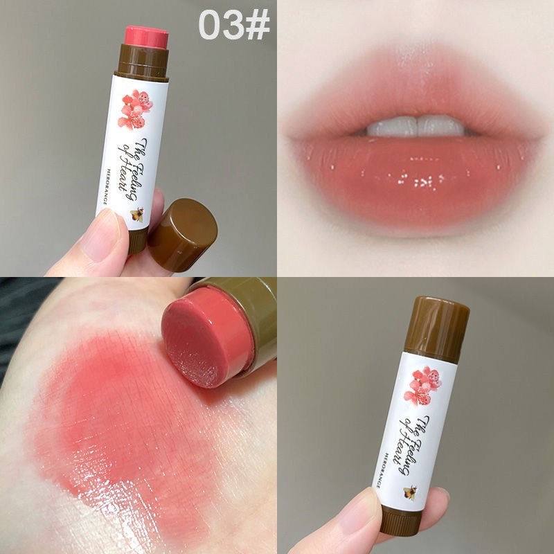 [Hàng mới về] Son môi có dưỡng HERORANGE lâu trôi đổi màu theo nhiệt độ thời trang cho nữ