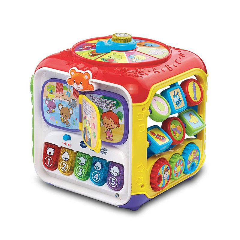 Đồ Chơi Trẻ Em Vtech - 80-183403 Activity Cube - Trò Chơi Tổng Hợp (Đỏ)