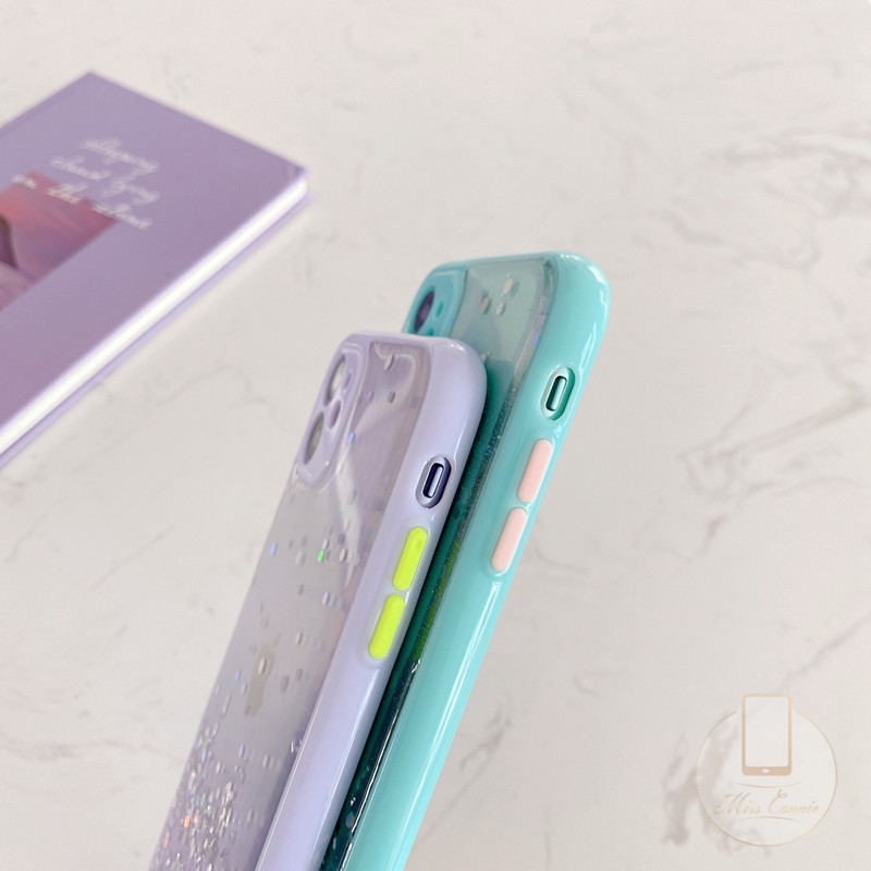 Ốp điện thoại TPU mềm trang trí kim tuyến cho iPhone 11 Pro Max X Xs Max XR IPhone 8 Phone 7 Plus SE 2020 | BigBuy360 - bigbuy360.vn