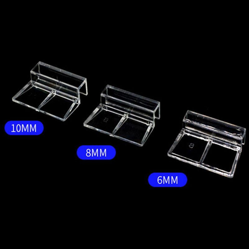 Set 10 Giá Đỡ Kẹp Gắn Nắp Bể Cá 6mm / 8mm / 10mm