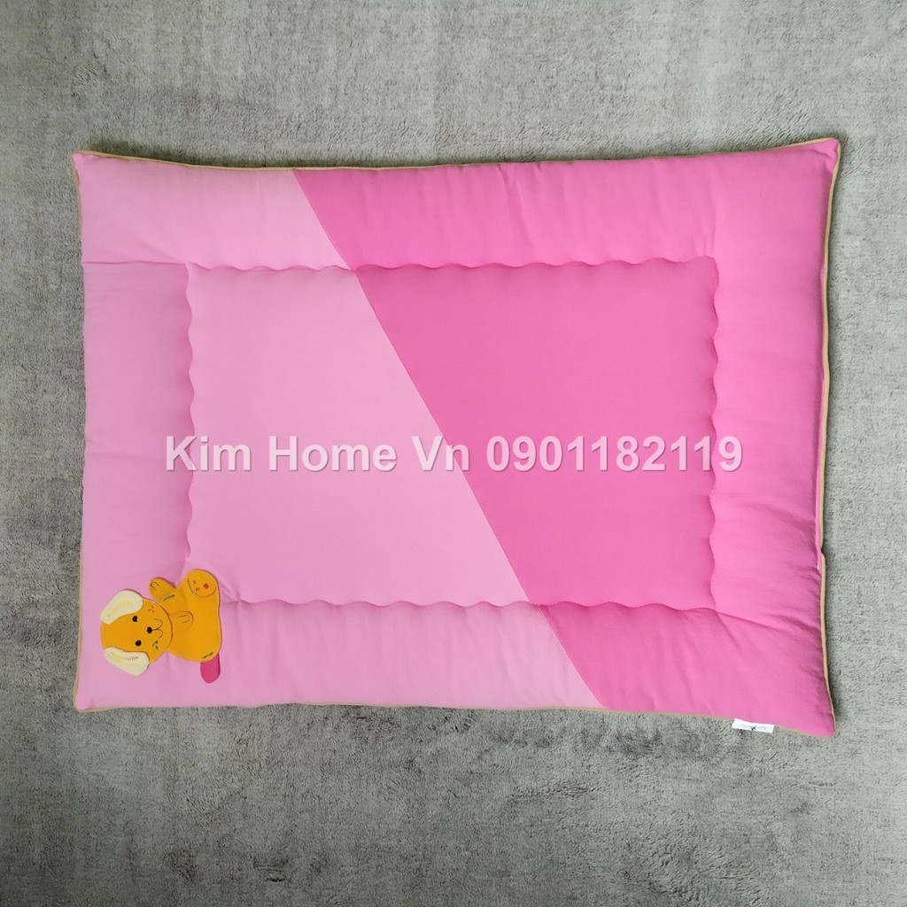 Set nệm gối sơ sinh kim home(Cho em bé từ 0-2 tuổi)