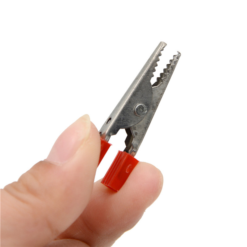 Set 10 Kẹp Cá Sấu Thử Pin 32mm Chuyên Dụng