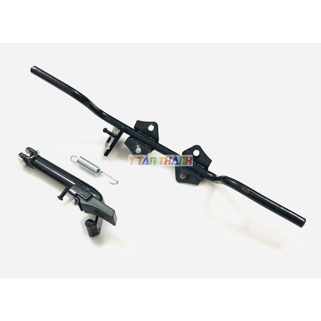 gác chân chống nghiêng xe CD