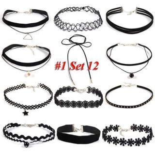 BỘ VÒNG CỔ CHOCKER 12 MÓN
