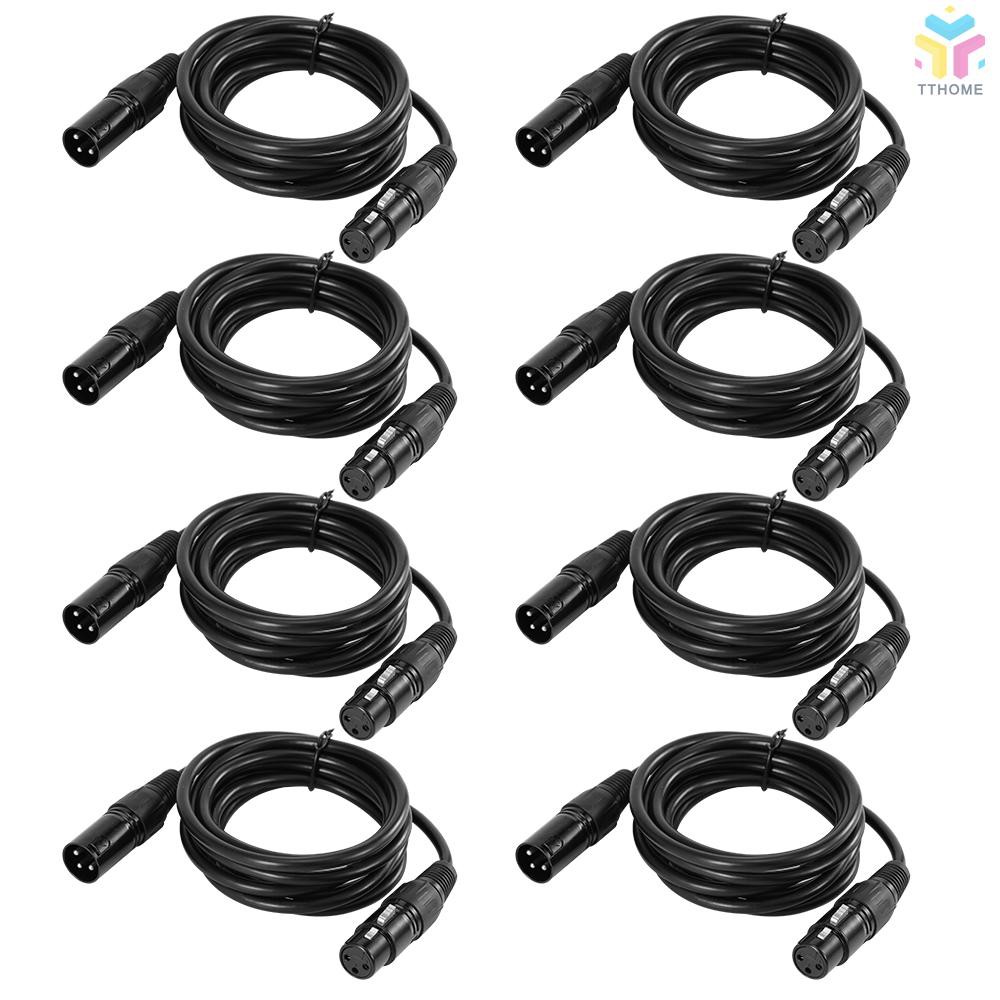 Dây cáp giắc cắm 3pin XLR DMX bằng PVC kích thước 1M/3.3ft