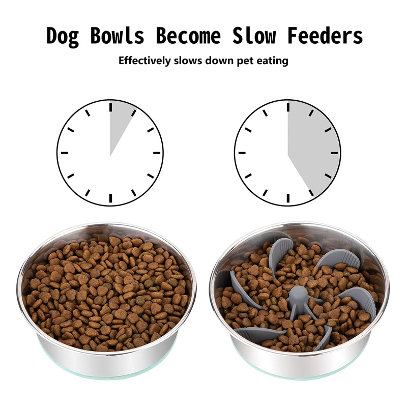 Bát Ăn Dặm Bằng Silicone 38 Giác Hút An Toàn Cho Thú Cưng