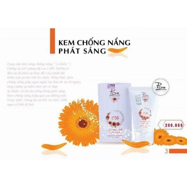 Kem chống nắng phát sáng Pizu