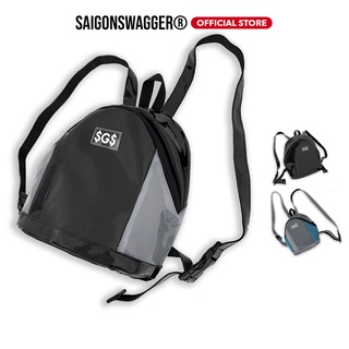 Balo Mini Nhựa SAIGON SWAGGER® SGS Tiny BackpackChất Nhựa PVC Kháng Nước