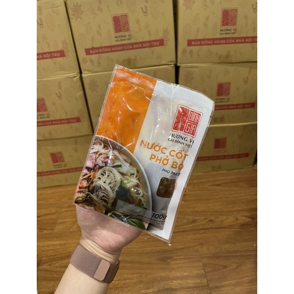Nước cốt Phở Bò Đỉnh Gia. Chuẩn vị Hà Thành. Nấu ăn tiện lợi.