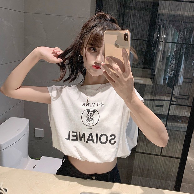 🆕Áo tanktop mickey KA Closet set 2 áo liền mặc trẻ trung không bị lộ VIDEO ẢNH THẬT HOT