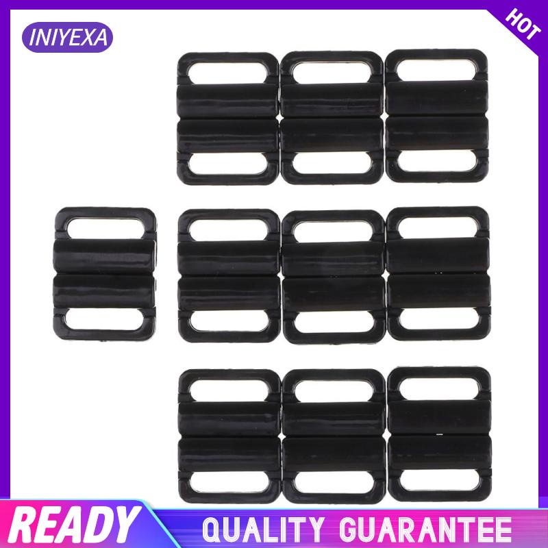 10 Cặp Kẹp Bikini Móc Chụp Áo Ngực Dây Đeo Khóa Quần Lót 14mm
