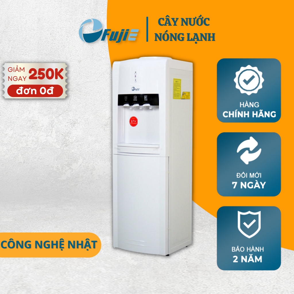 Cây nước nóng lạnh FujiE WD1800E công nghệ Nhật Bản làm lạnh bằng chip điện tử đạt tiêu chuẩn quốc tế, Bảo hành 24 tháng