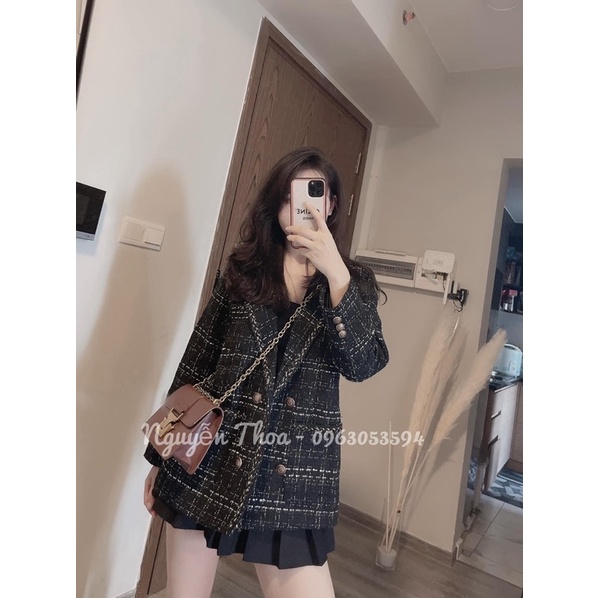 Áo dạ tweet 4 cúc | BigBuy360 - bigbuy360.vn