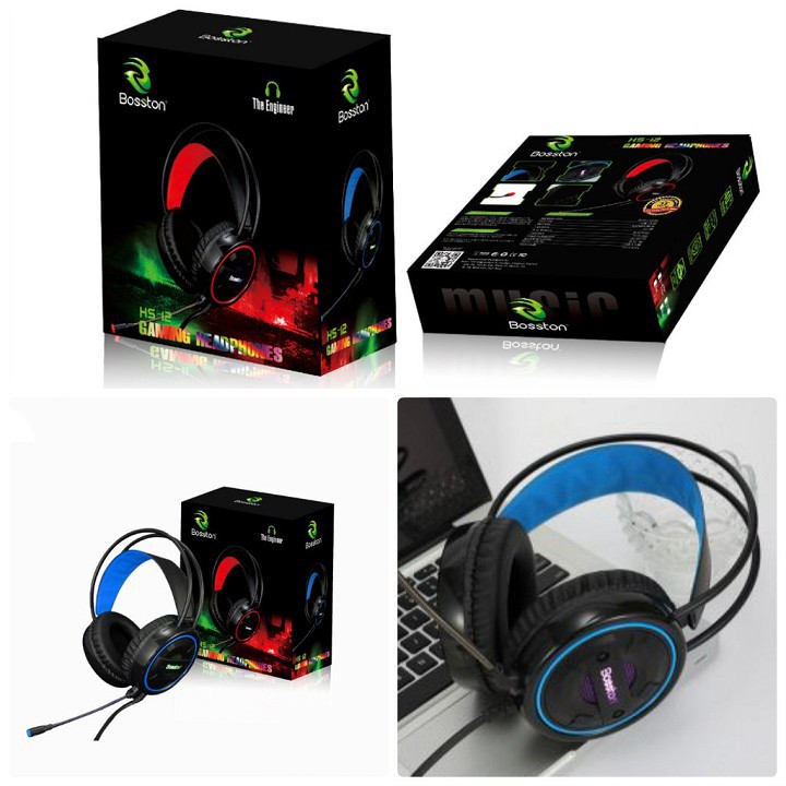 Headphone Bosston HS12 Led Rainbow âm thanh cực hay - Màu bất kì ...